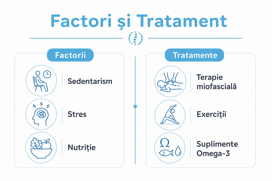 Infografic: ce factori influențează sănătatea fasciei și cum o poți trata