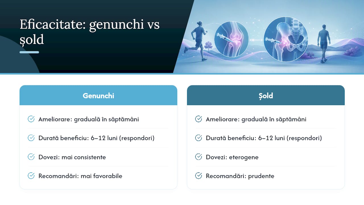 Cât timp durează efectul și ce arată dovezile clinice — overview diagram