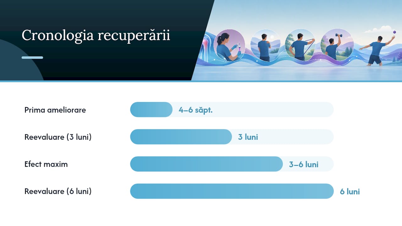 Integrarea PRP în reabilitare: exerciții, timpi și criterii de succes — overview diagram