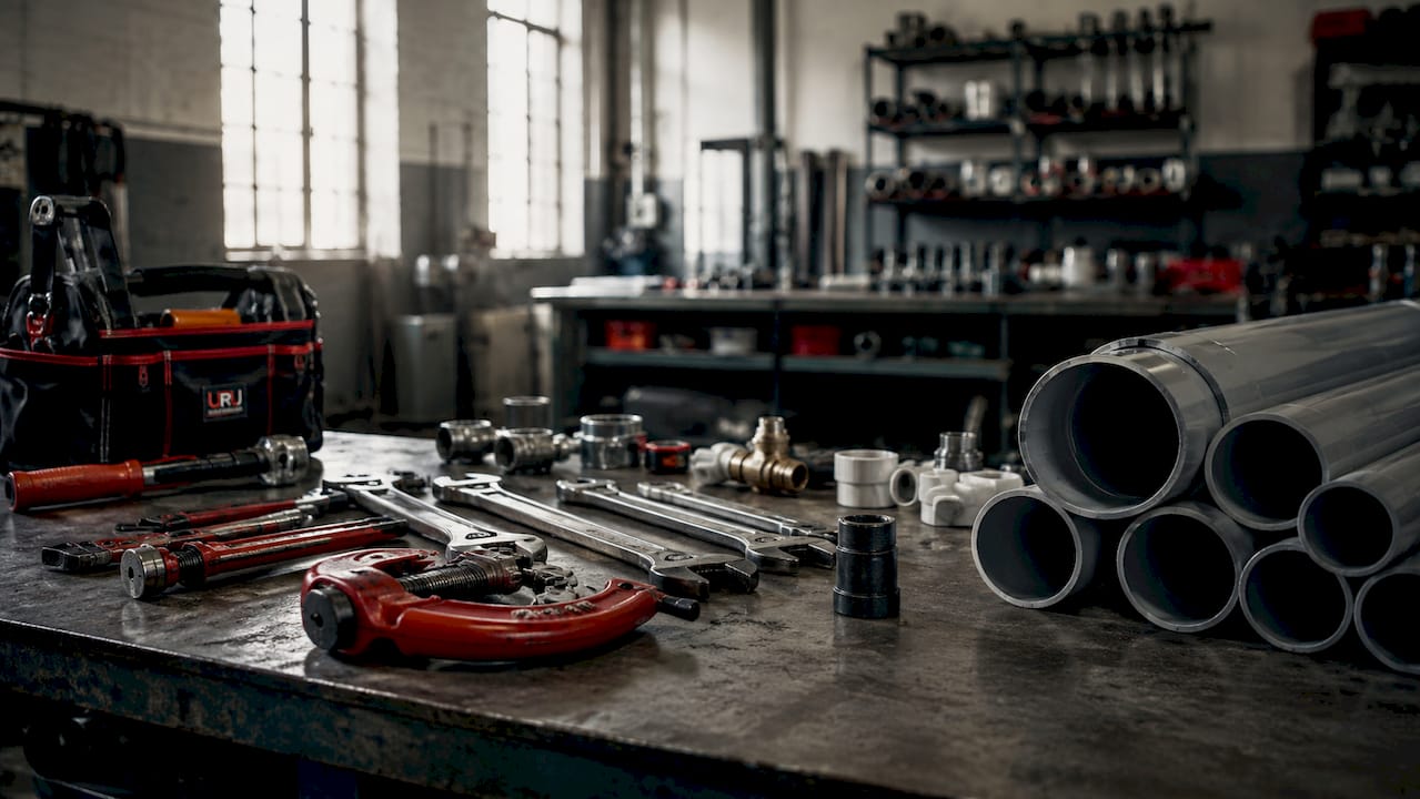 Equipos y materiales imprescindibles para trabajar con tuberías en el taller