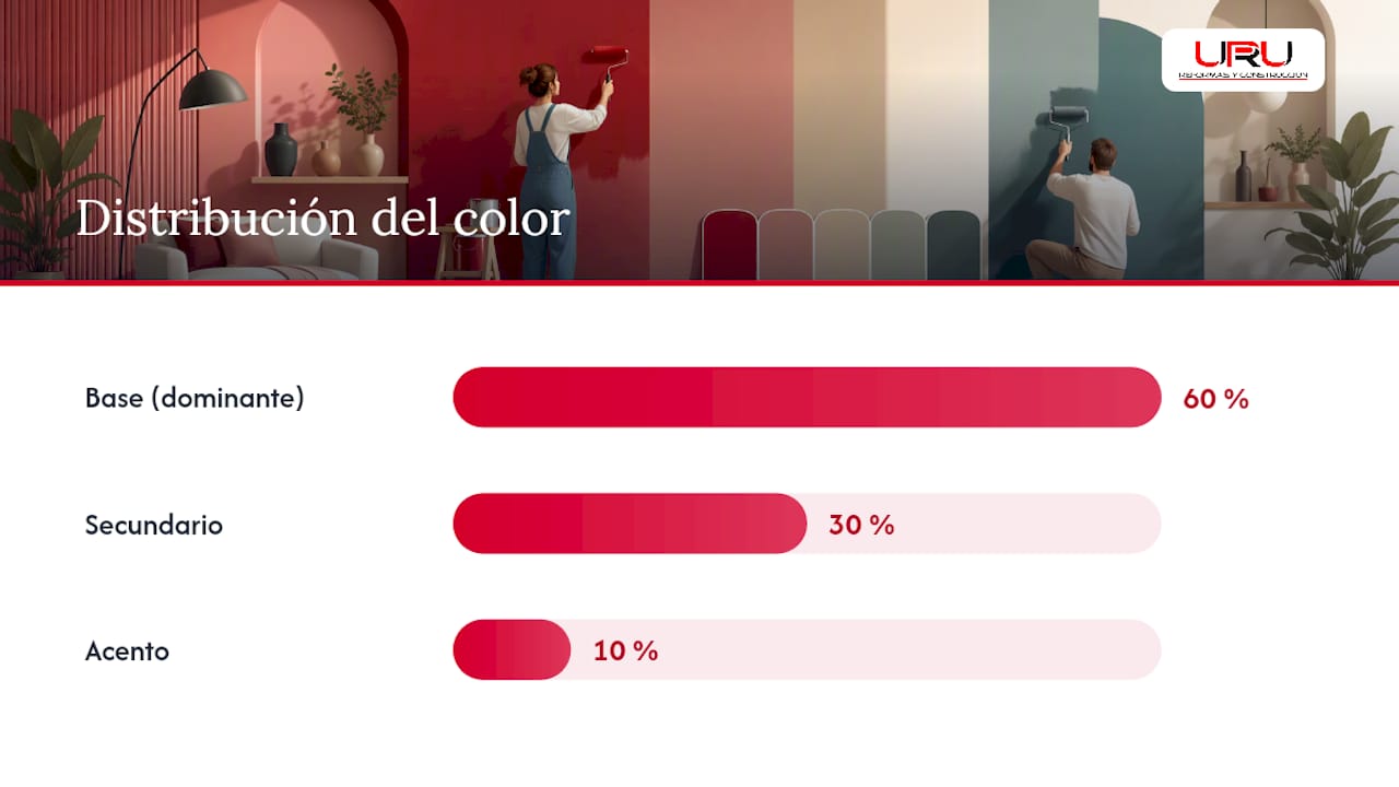 Guía visual de seis pasos para combinar colores en tus paredes