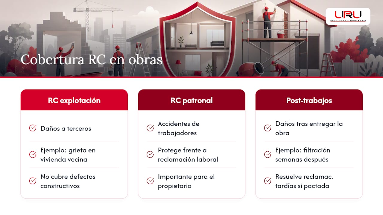 Comparativa de tipos de coberturas de seguros de responsabilidad civil