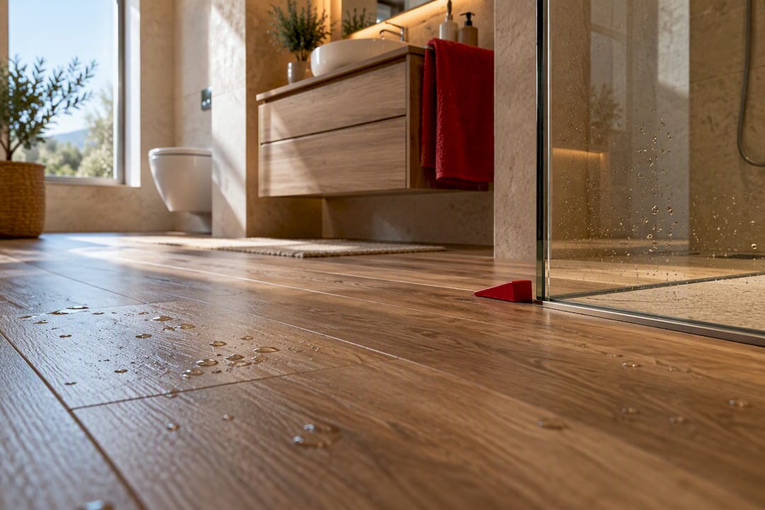 Tarima impermeable para baño