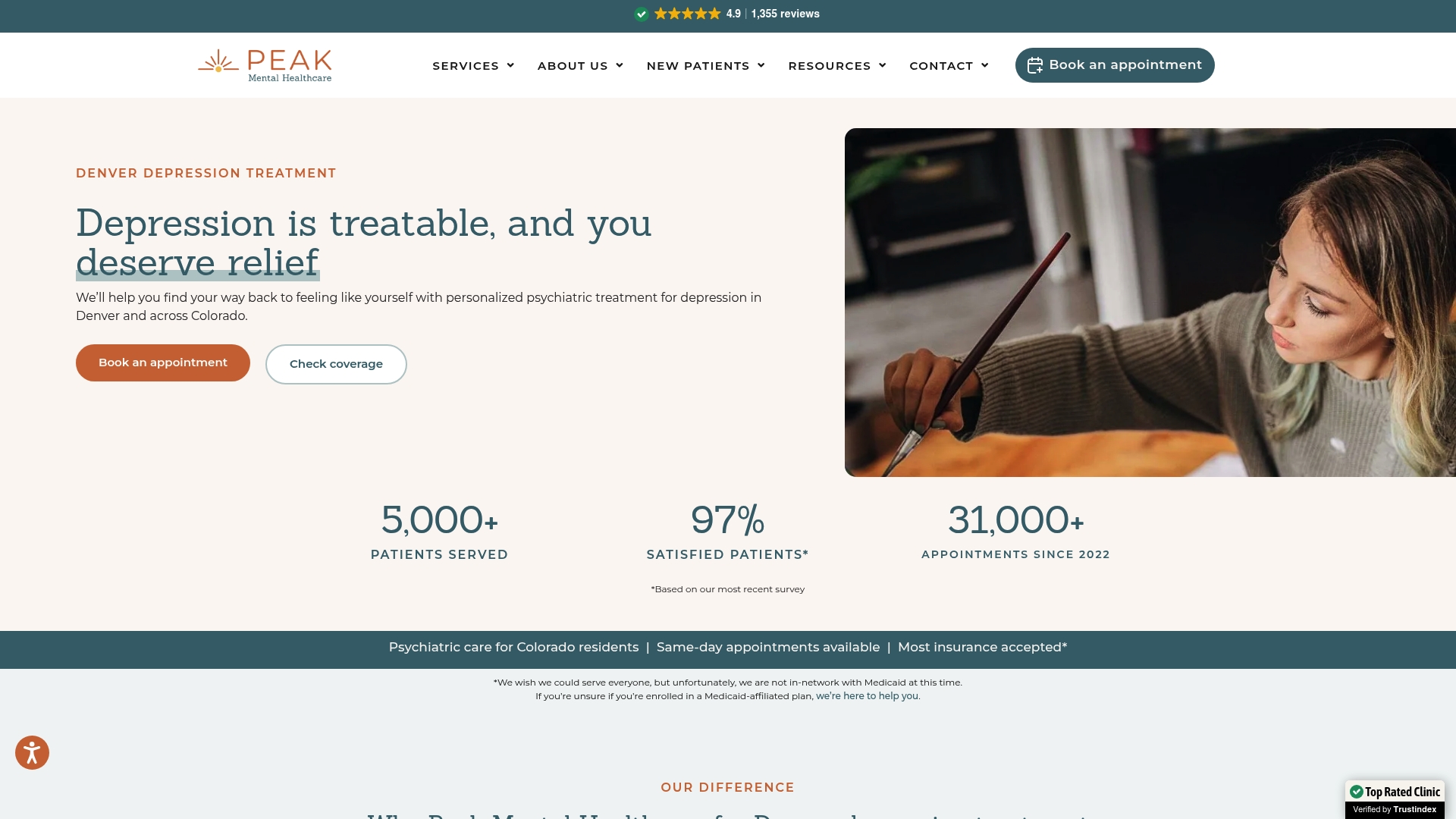 https://peakmentalhealthcare.com/denver-depression-treatment
