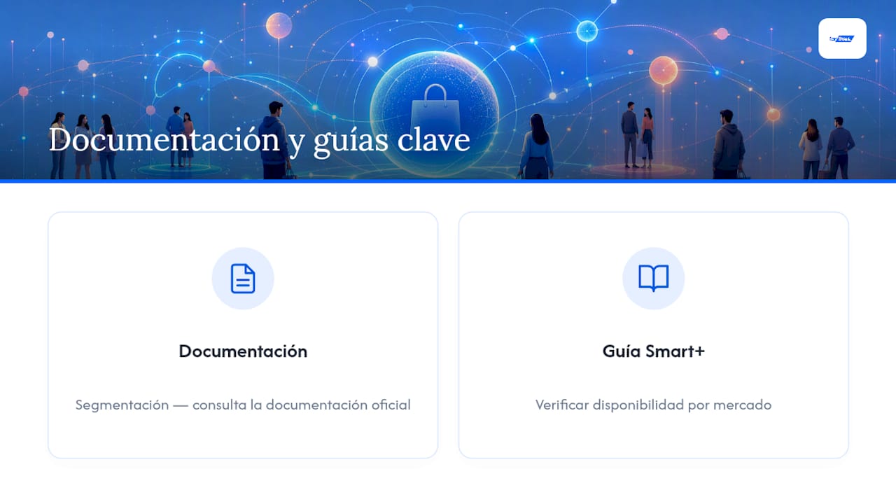 Documentación y guías clave — overview diagram