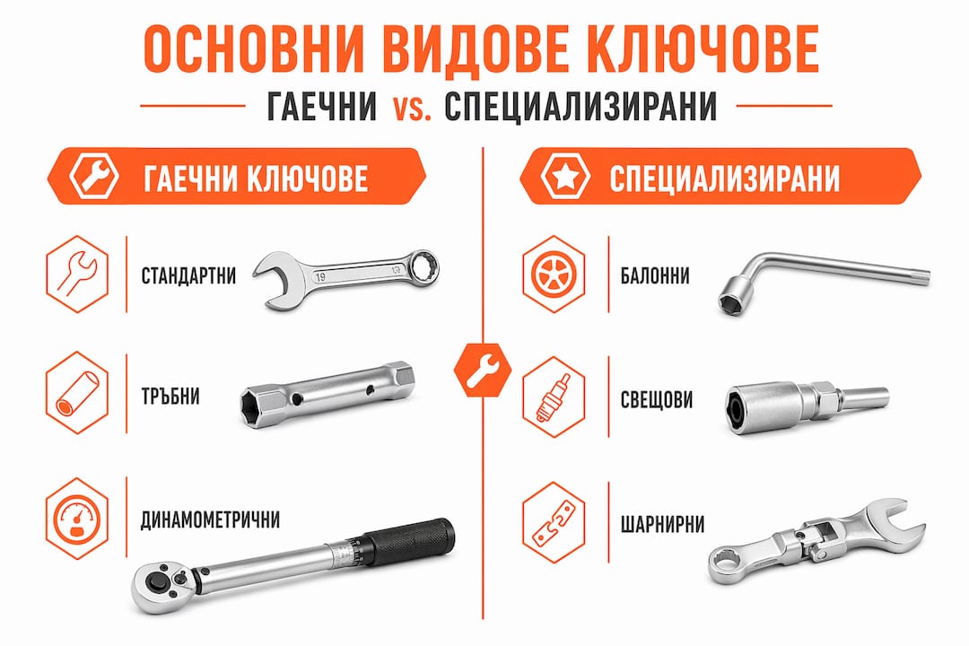 Разлика между универсални и специализирани ключове
