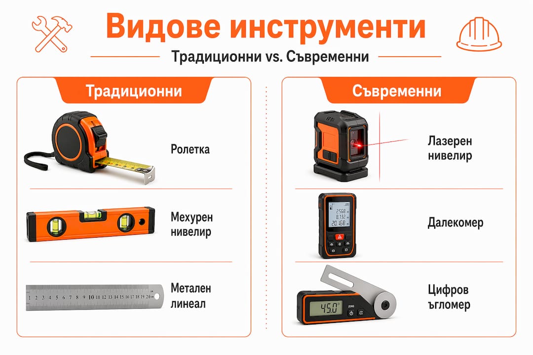 Инфографика: Сравнение между класически и съвременни инструменти