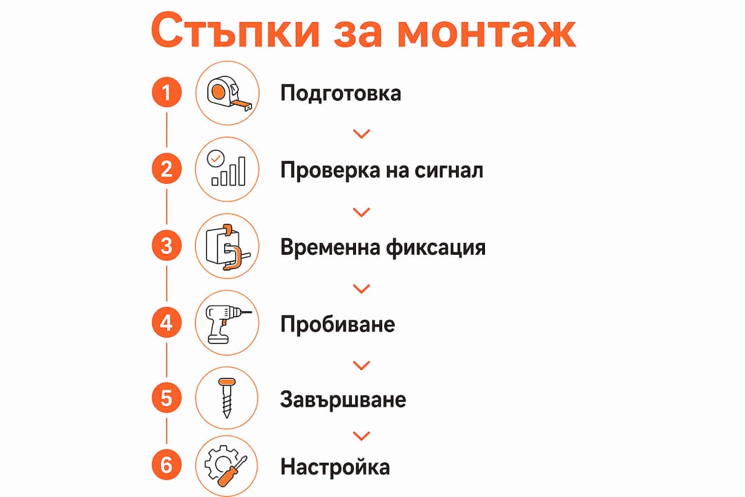 Инфографика: Как лесно да инсталираме Wi-Fi камера стъпка по стъпка