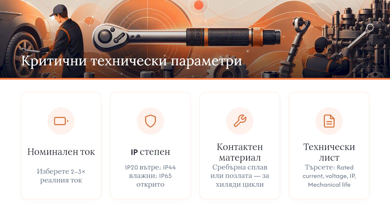 Кои технически характеристики имат значение при избора? — overview diagram