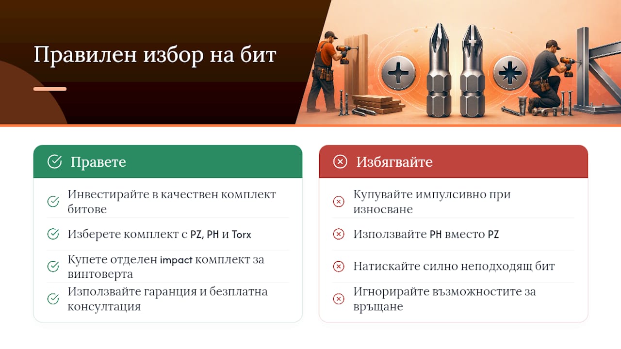 Защо изборът на правилния бит е повече умение, отколкото late покупка — overview diagram