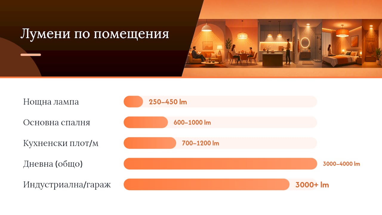 Люмен срещу ват: къде е разликата на практика — overview diagram