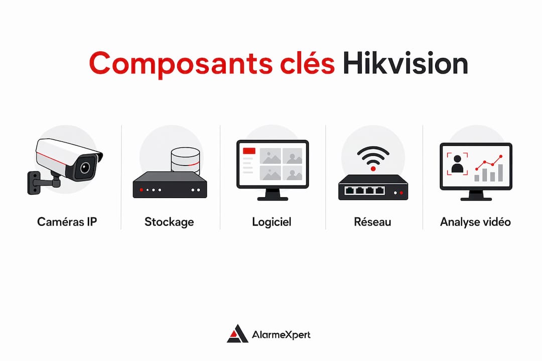Aperçu des éléments clés du système Hikvision en un coup d’œil