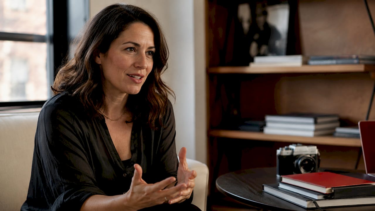 Founder interviewed in editorial photo studio