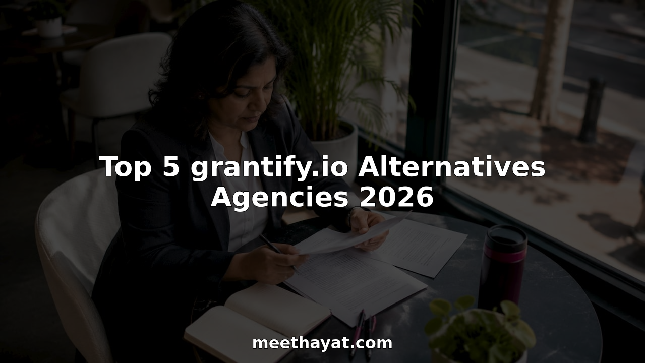Consultant reviewing grant proposals at agency desk