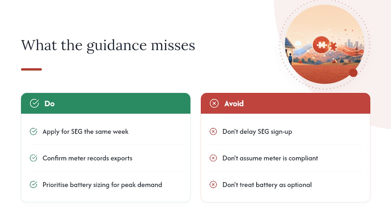 What the guidance leaves out — overview diagram