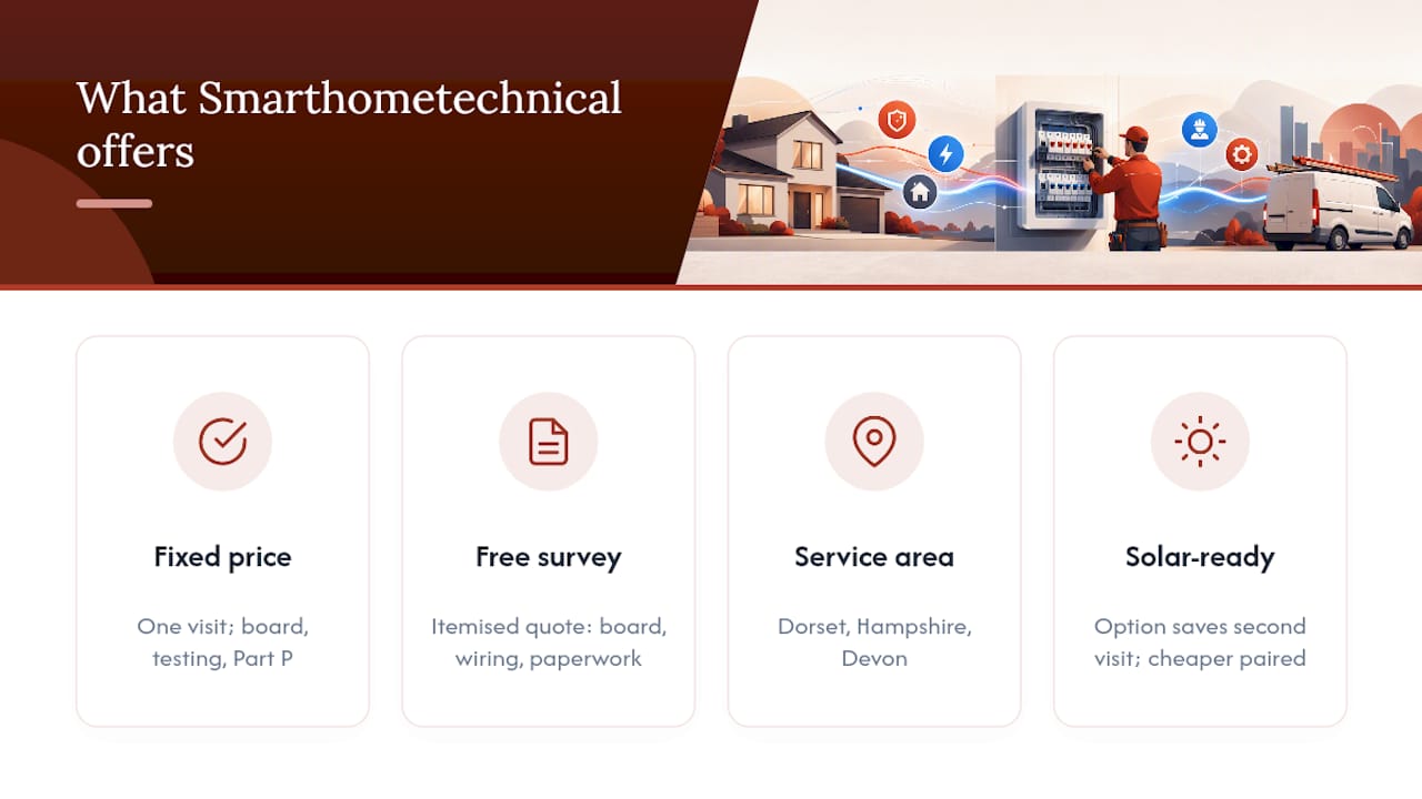 Get a fixed-price quote from Smarthometechnical — overview diagram