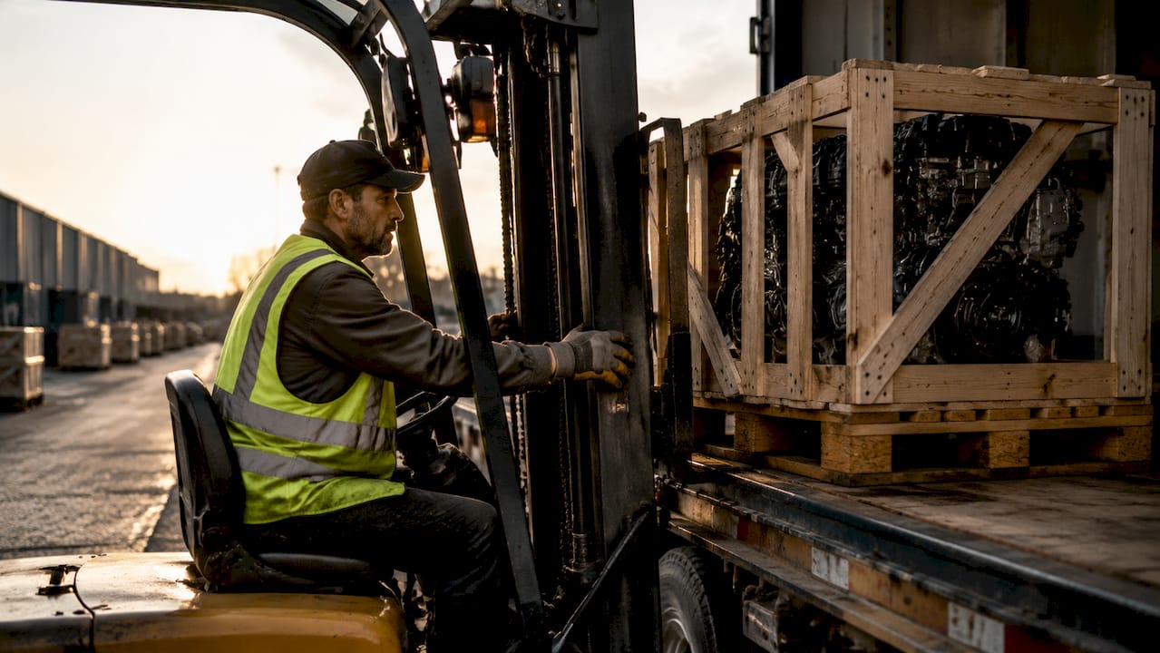 How crate engine delivery works in Australia