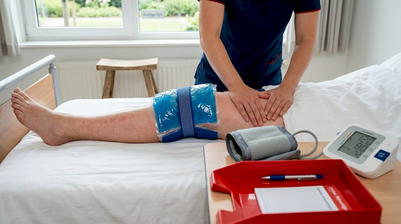 Zorgvuldige nazorg voor je knie na een operatie