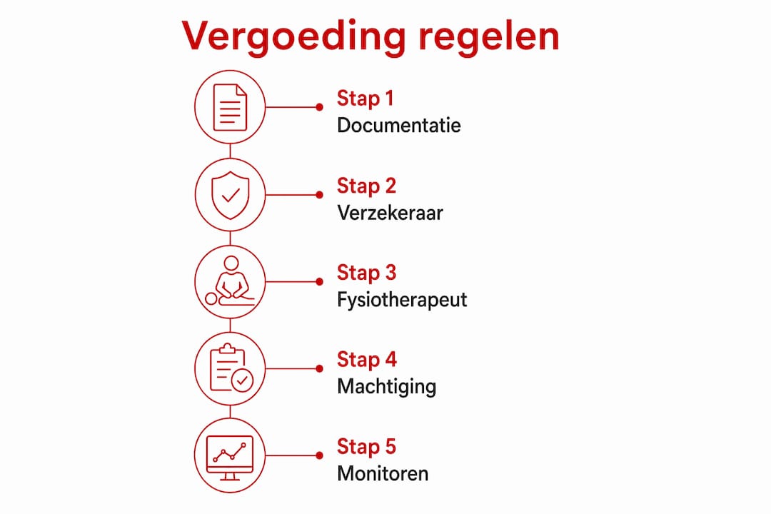 Overzichtelijk stappenplan: zo regel je de vergoeding voor fysiotherapie