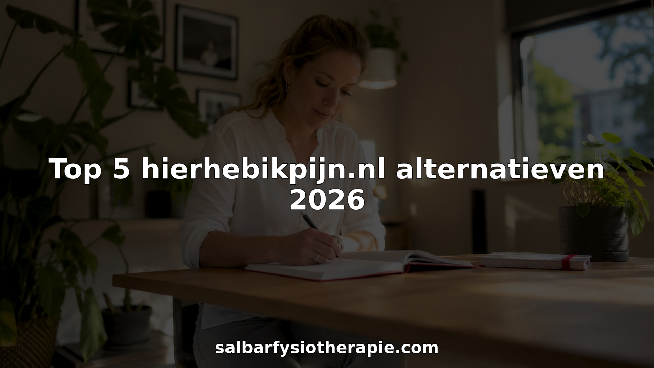 De fysiotherapeut plant afspraken in binnen de kliniek.