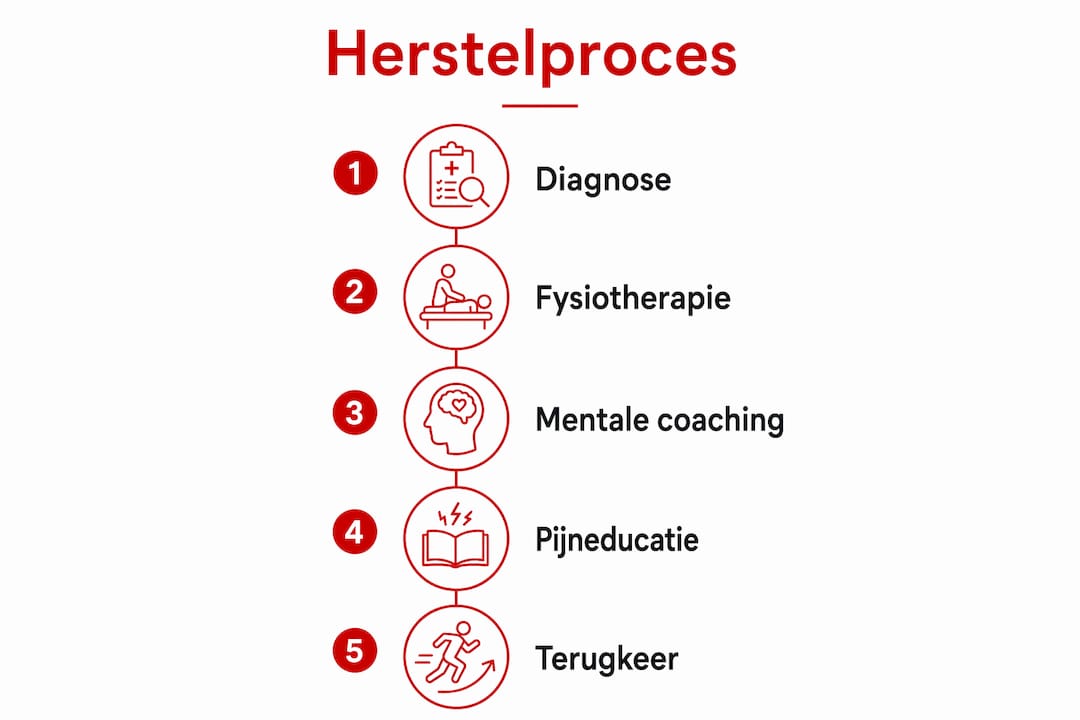Infographic: stappenplan voor herstel