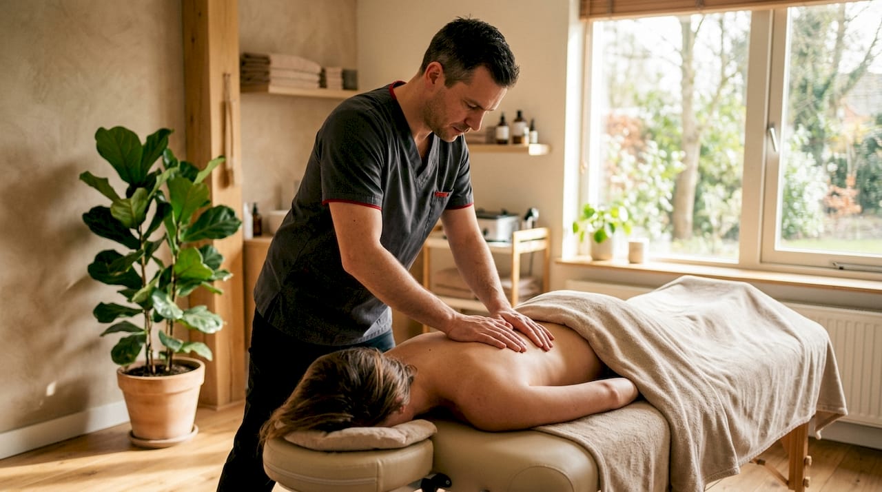 Therapeutische handgrepen bij het manipuleren van de rug