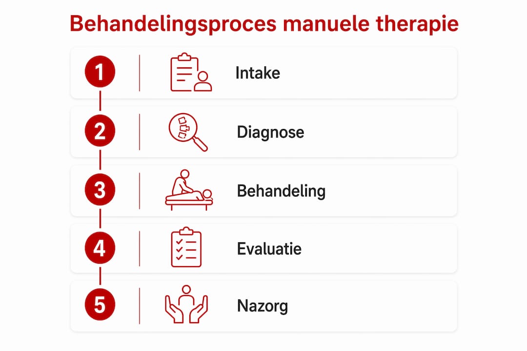 Overzicht: zo verloopt een behandeling bij de manueel therapeut – stap voor stap uitgelegd