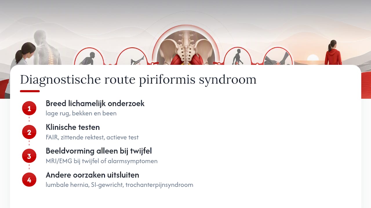 Diagnostisch traject bij het piriformis syndroom