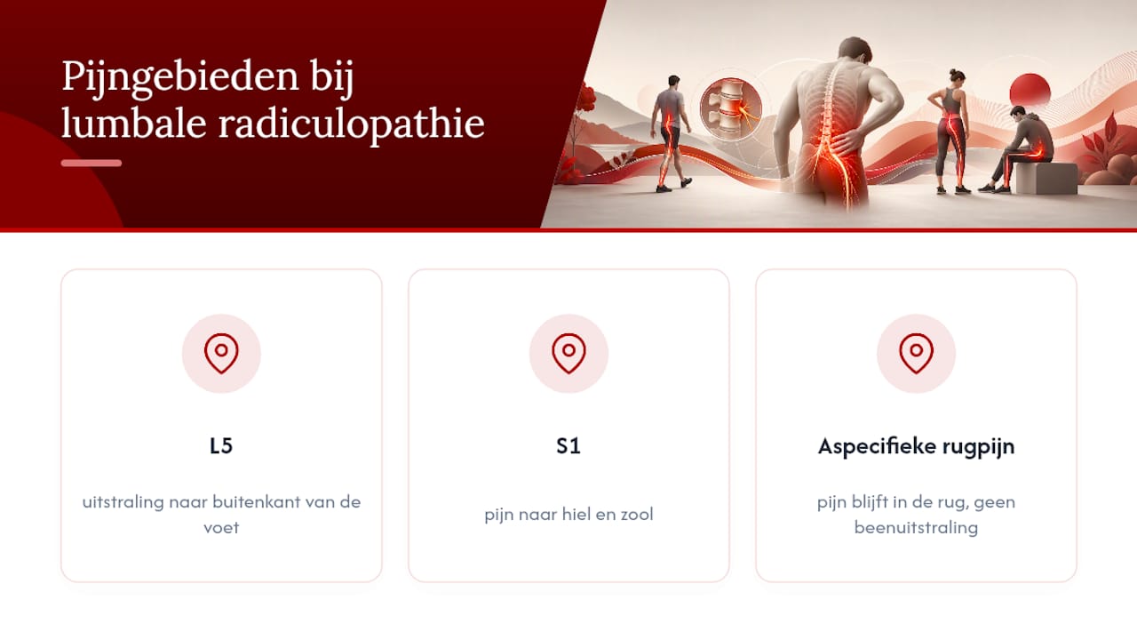 Uitstralingsgebieden van L5 en S1