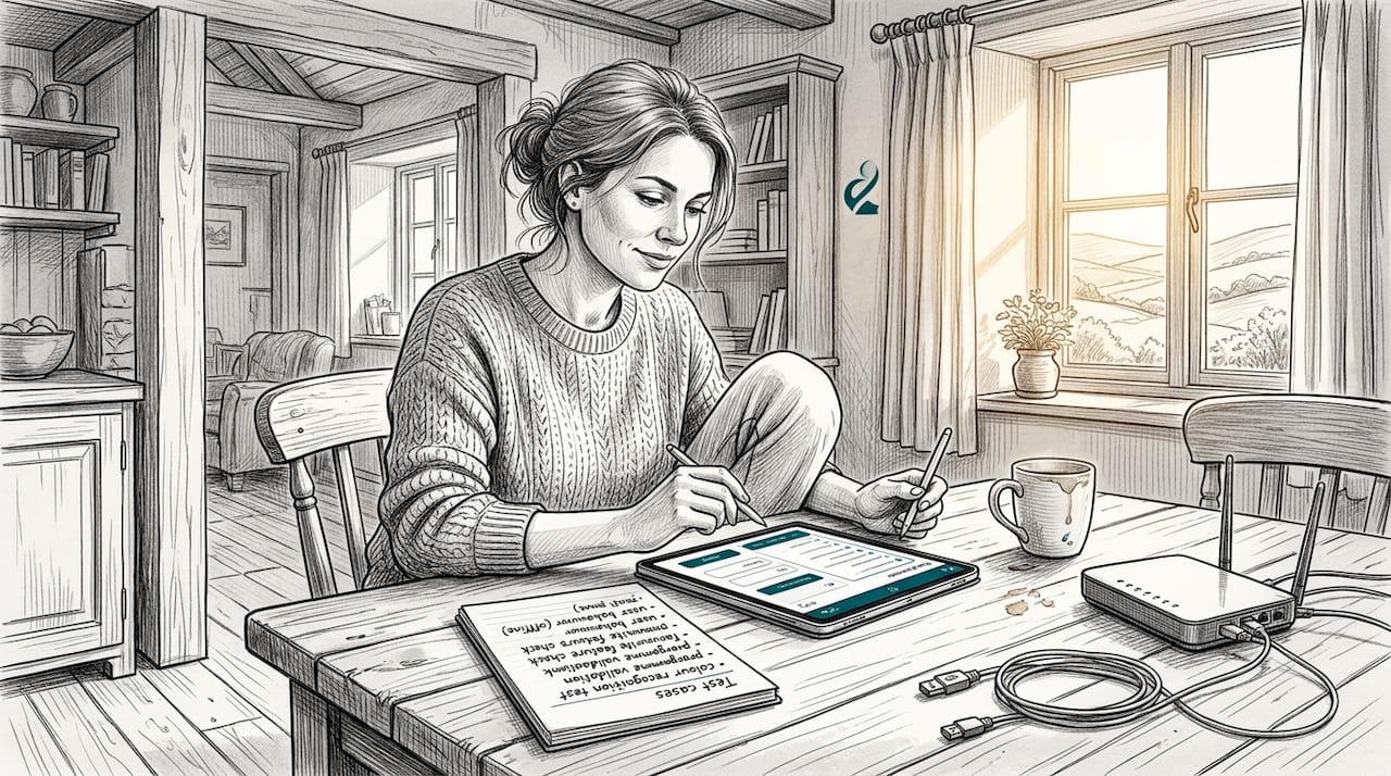 Developer tests offline-first app in rural