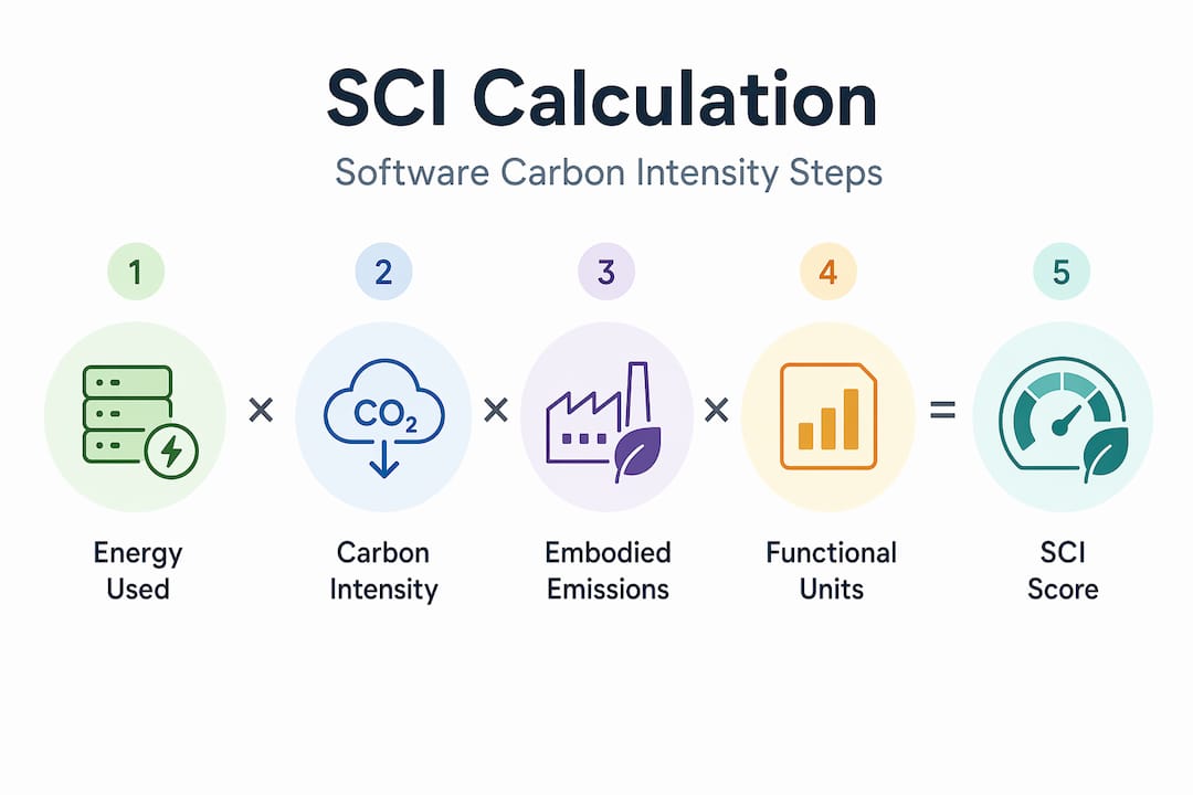 Infographic showing SCI calculation steps