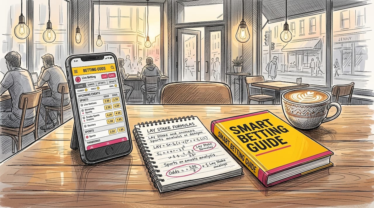 What Is a Lay Stake Calculator? A Bettor's Guide Smartphone and notes with lay stake formula