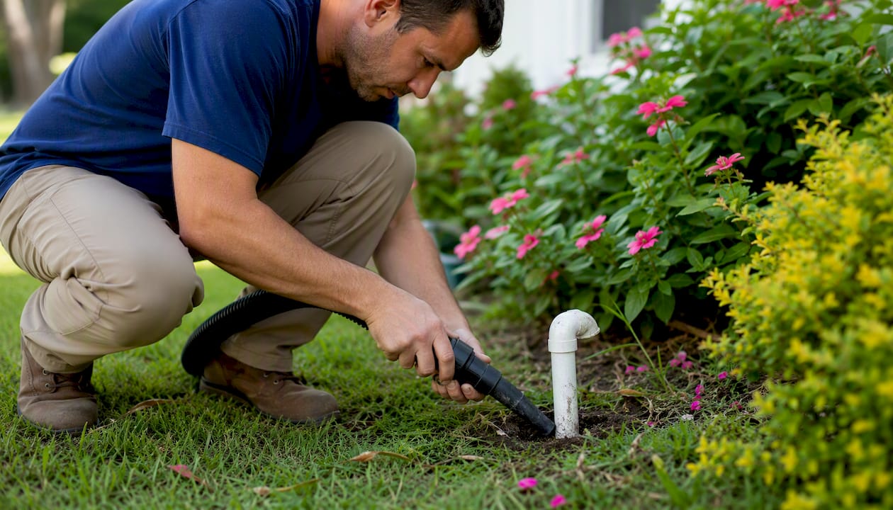 Using wet/dry vacuum on condensate drain pipe