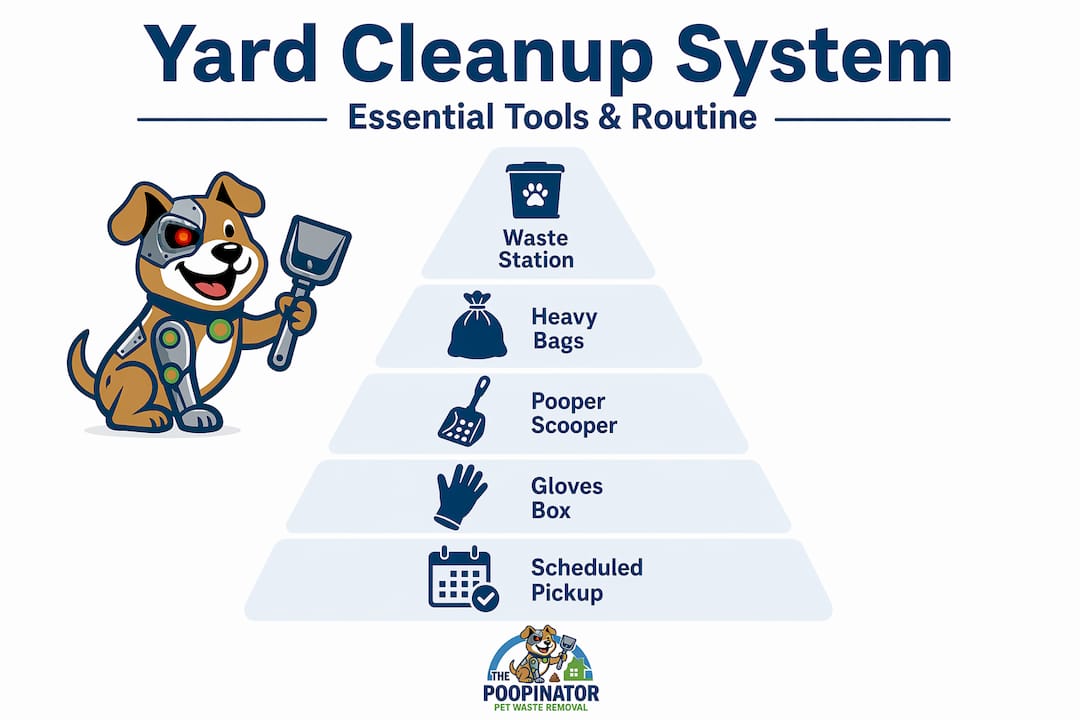 Infographic showing cleanup tools ranked by importance