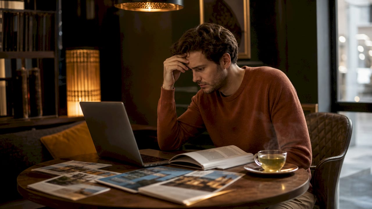 Traveler frustrated with generic travel plans