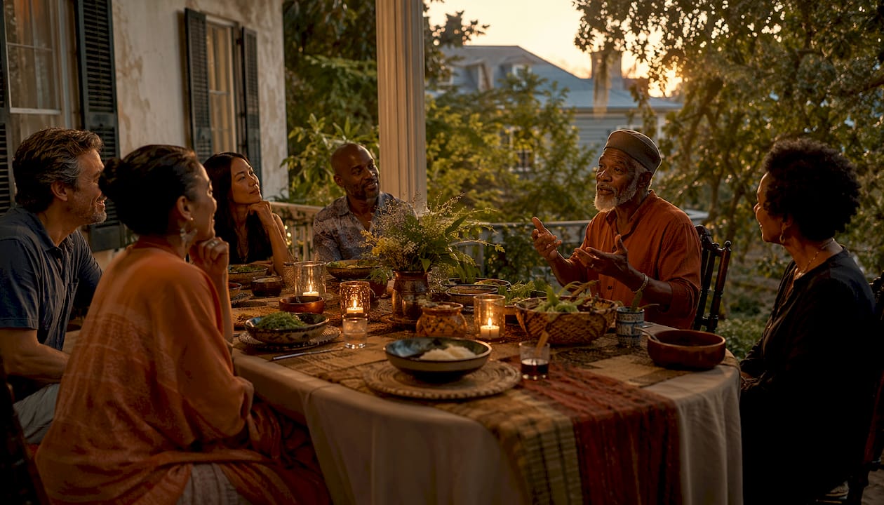 Heritage dinner with cultural historian storytelling