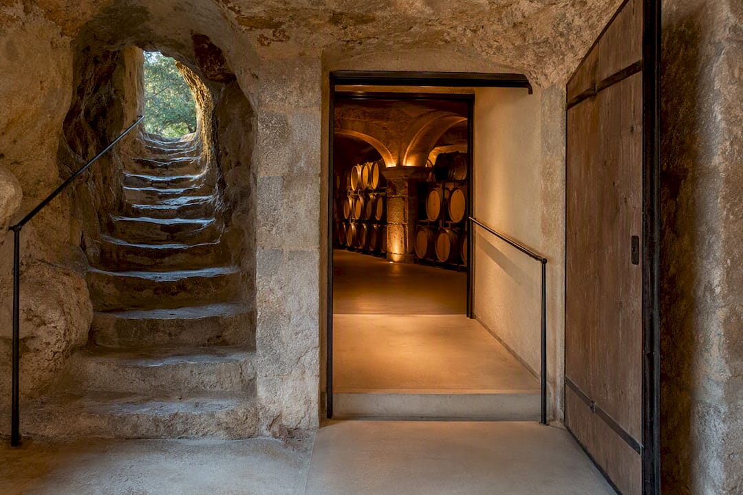 Accessible alternative route into winery cellar