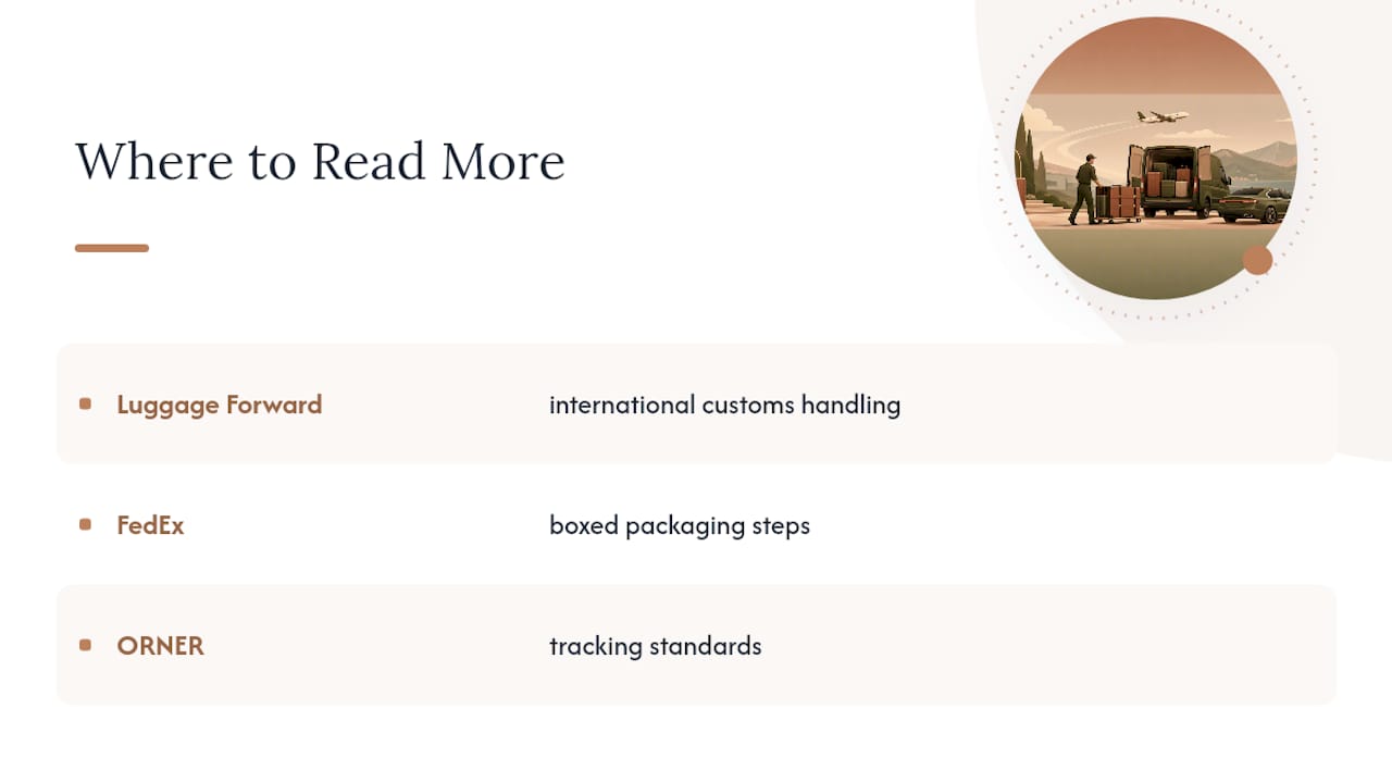 Where to Read More on Shipping Policies and Carrier Rules — overview diagram