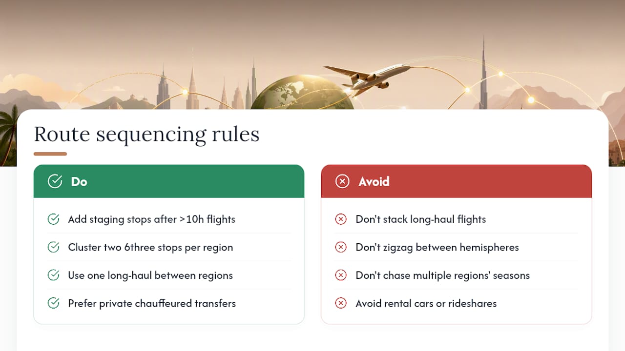 How Should You Choose Destinations and Sequence the Route? — overview diagram