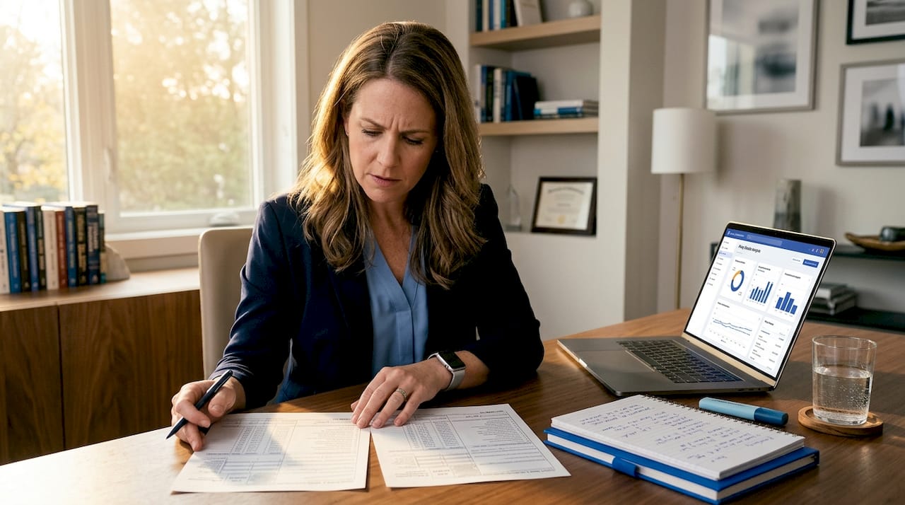 Advisor cross-referencing 1099-LS and 1099-SB forms