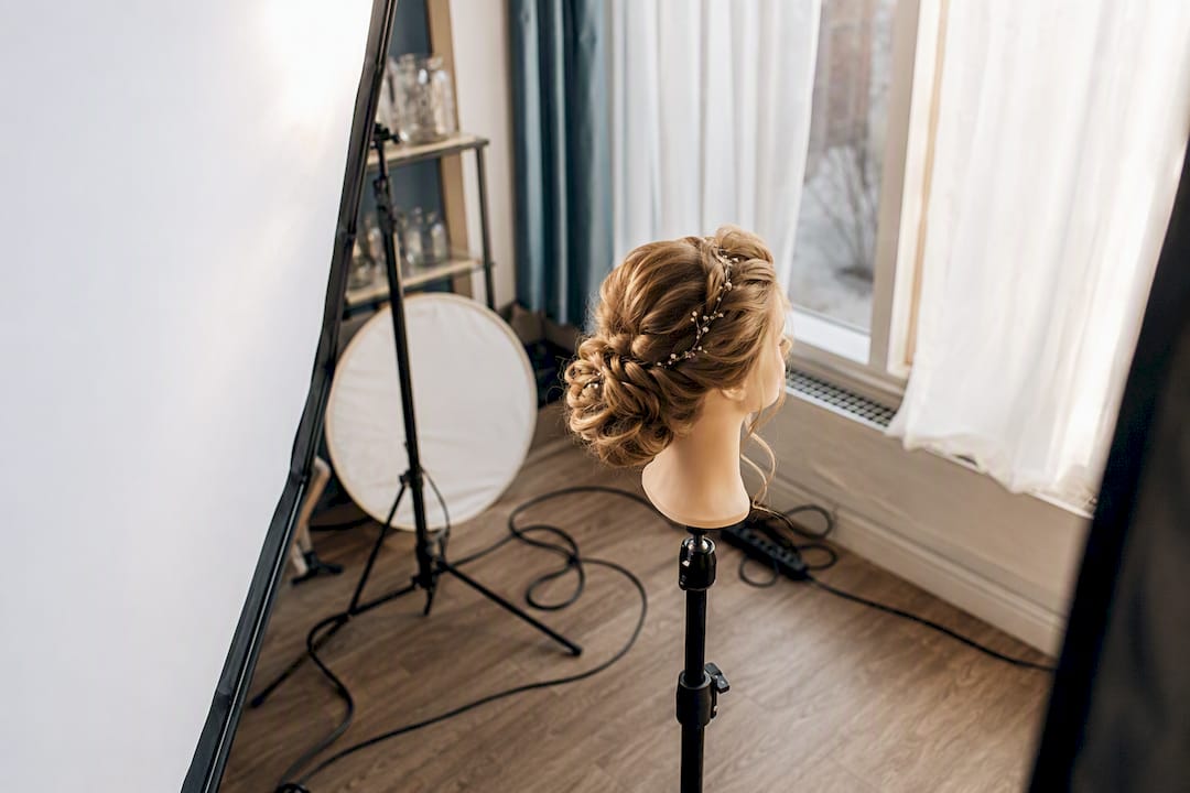 Soft light beauty lighting rig for portraits