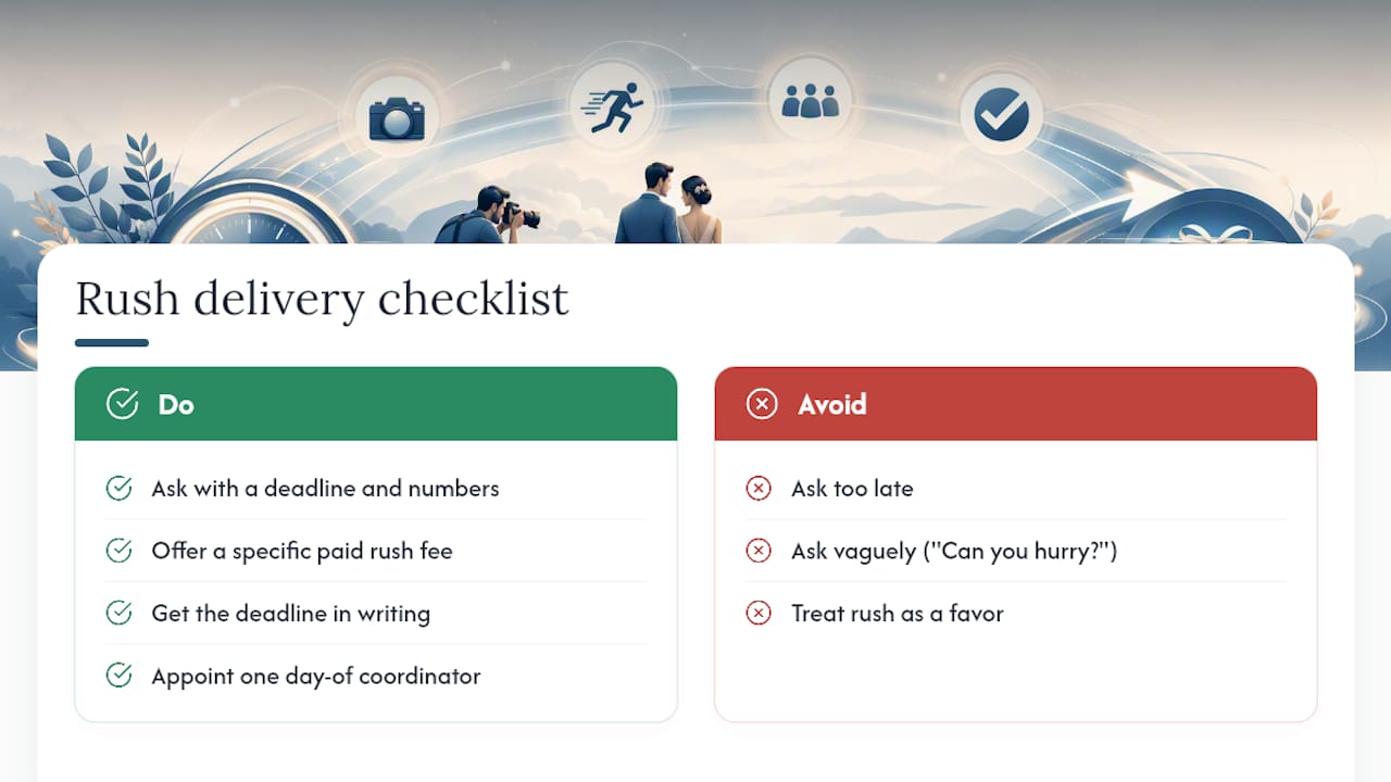 A Straight Answer About Rush Delivery — overview diagram