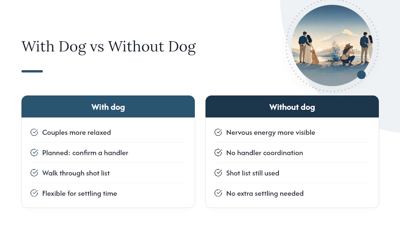 Why Some of the Best Engagement Shoots Include the Dog — overview diagram