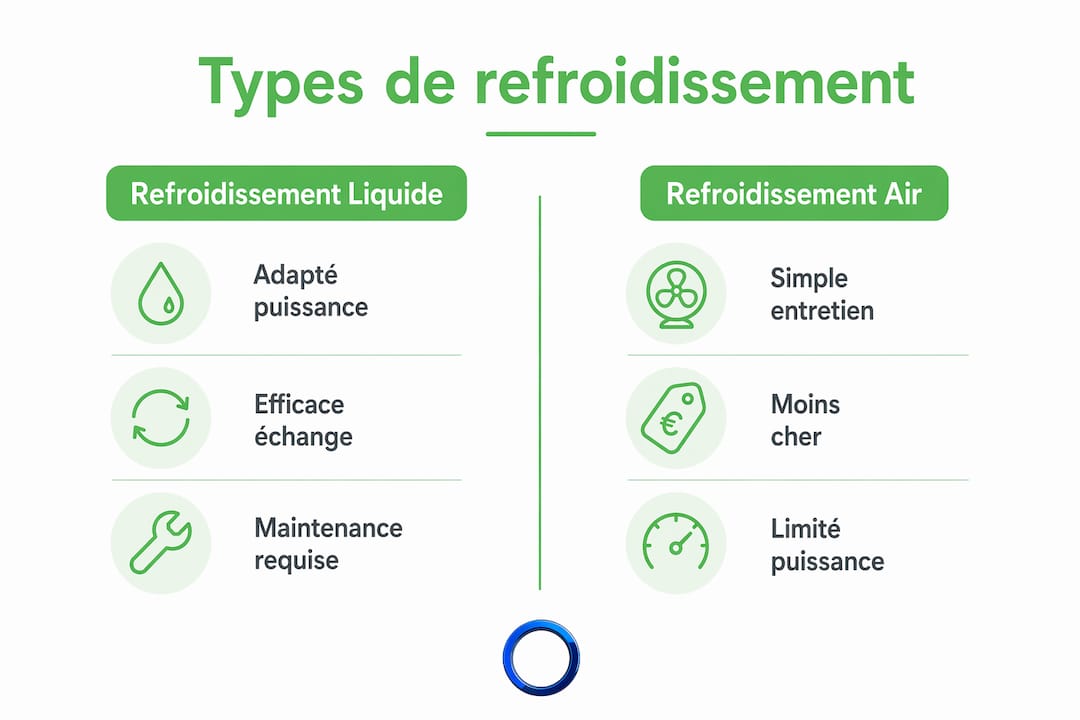 Infographie : panorama des systèmes de refroidissement pour tracteurs