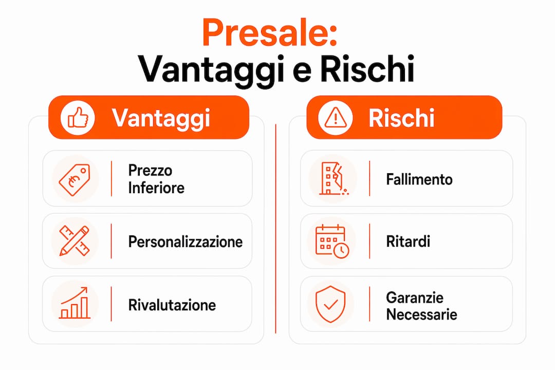 Infografica: pro e contro dell’acquisto di immobili in fase di costruzione