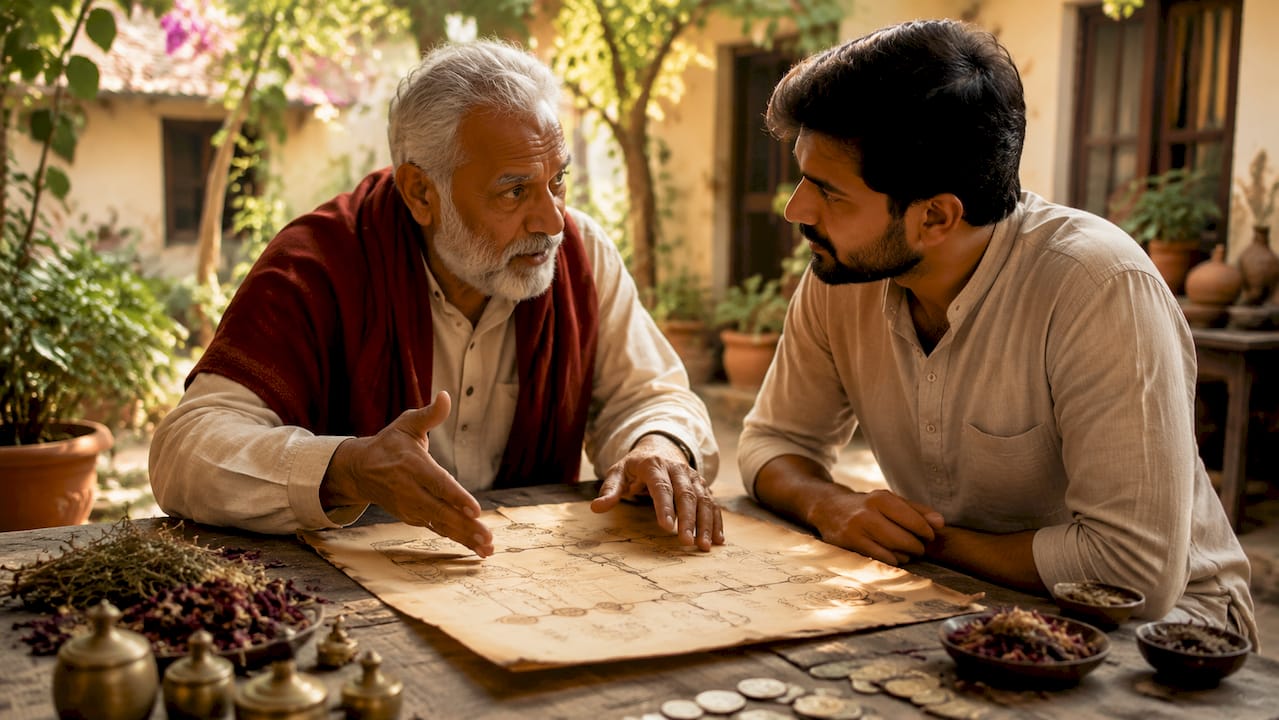 Marwari mentor sharing business advice