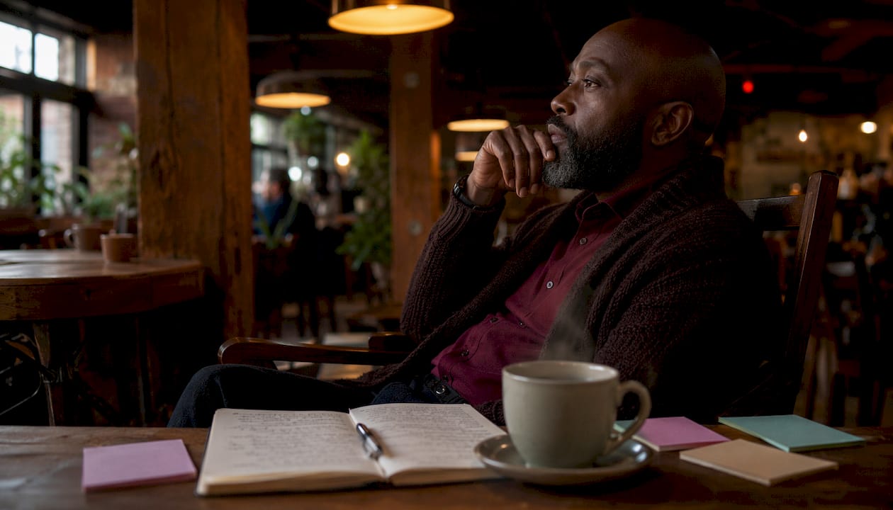 Tired entrepreneur facing leadership energy gap