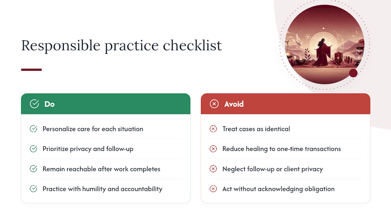 A Practitioner's Note on Responsible Practice — overview diagram