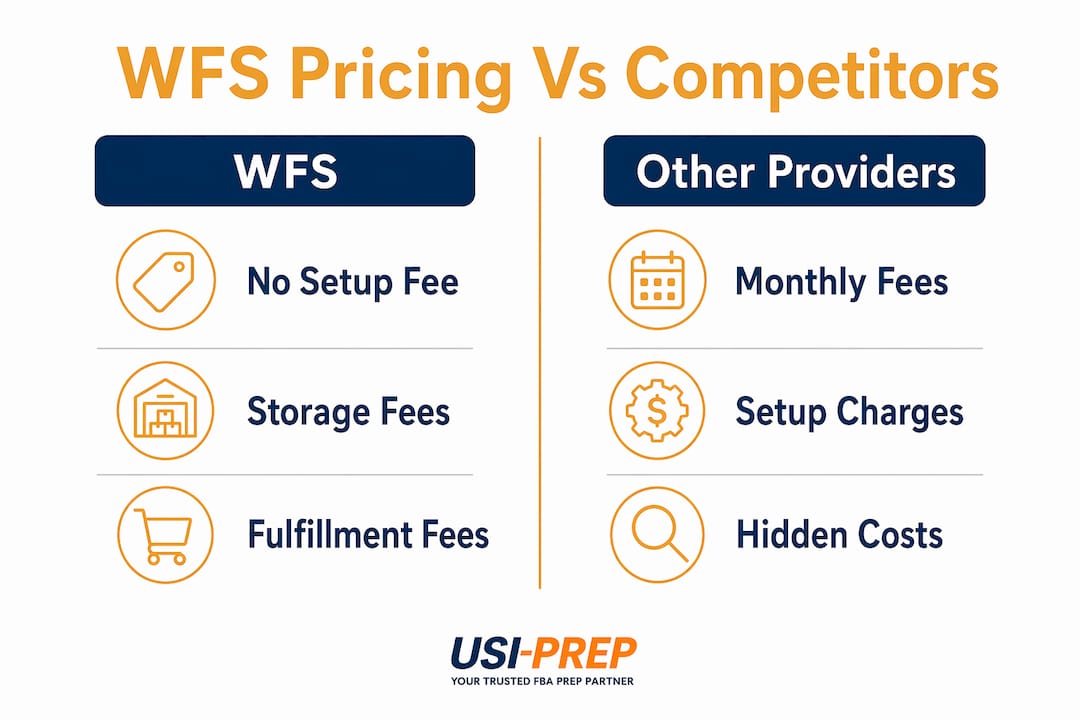 Infographic comparing WFS and competitor pricing