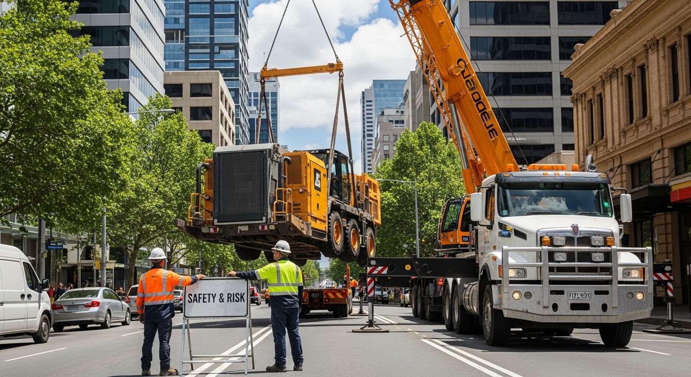 machinery transport Melbourne